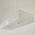 Pendente Lustre Retangular Cúpula Fio De Seda Prata E Vidro 80x30Cm 3XE27 - Silk - Imagem 8