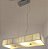 Pendente Lustre Retangular Cúpula Fio De Seda Prata E Vidro 80x30Cm 3XE27 - Silk - Imagem 2