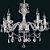Lustre pendente Maria Teresa Cristal Asfour 5 lâmpadas 64cm - Imagem 1