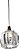 Pendente Lustre Bloco De Cristal Oitavado Unitario Cromado - Demeter - Imagem 2