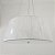Pendente Lustre Cupula Conica Tecido Branco Plissado c/ LED D80Cm - Hermes - Imagem 11