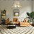 Pendente Lustre Cupula Conica Tecido Branco Plissado c/ LED D80Cm - Hermes - Imagem 5