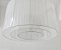 Pendente Lustre Cupula Redonda Tripla Cilindrica Tecido Voil Branco D80Cm Hermes - Imagem 9
