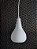 Pendente Lustre Gota De Metal Branca Com Led 5W - Eros - Imagem 9
