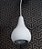 Pendente Lustre Gota De Metal Branca Com Led 5W - Eros - Imagem 8