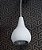Pendente Lustre Gota De Metal Branca Com Led 5W - Eros - Imagem 6