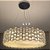 Pendente Lustre Redondo Cromado Com Cristal E Fechamento Inferior Em Vidro D60Cm - Atlanta - Imagem 3