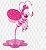Abajur Luminaria De Mesa Infantil Borboleta Rosa 25 X 40Cm Melissa - Imagem 7