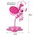 Abajur Luminaria De Mesa Infantil Borboleta Rosa 25 X 40Cm Melissa - Imagem 2