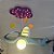 Pendente Lustre Infantil Avião Azul e Nuvem Com Led Rgb E Controle Remoto 62Cm - Hercules - Imagem 4