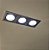 Spot Embutido Aluminio Escovado Triplo Led Incluso - Nyx M - Imagem 4