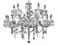 Pendente Lustre Maria Teresa Cristal Asfour 15 Lamp D95Cm - Imagem 9