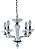 Pendente Lustre De Cristal 4 Lampadas -  Hesion - Imagem 2