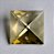 Cristal Asfour Egipicio Quadrada HONEY 2 furos 18mm cod.2020 -  960 unidades (1 cx branca) - Imagem 1