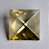 Cristal Asfour Egipicio Quadrada HONEY 2 furos 16mm cod.2020 -  7.128 unidades (1 cx parda) - Imagem 1