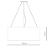 Pendente Lustre Madeira Imbuia Redondo Accord D50cm x H25cm - Imagem 5