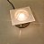 Plafon metal aço escovado sobrepor Piramide c/ Vidro Fosco com LED 5w/3000K branco quente completo 1XG4 - Oceano - Imagem 2