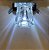 Spot Embutido Quadrado Cromado Cristal K9 Raios com LED 5w/3000k completo - Oceano - Imagem 9
