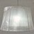 Pendente Lustre Cupula Dupla Conica Em Tecido Voil Branco D50Cm - Hermes - Imagem 7