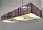 Pendente Lustre Retangular Cúpula Fio De Seda Vermelho c/ Vidro 80Cm 3XE27 - Silk - Imagem 9
