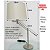 Abajur Luminaria De Mesa Com Cupula Pergaminho Base em Aço Inox Articulado com LED Eros - Imagem 2