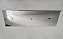 Canopla cromada inox retangular 50x15cm 3 furos - Imagem 1