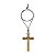 Cordão com Crucifixo de São Bento - 8cm Marrom Claro - Imagem 2