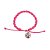 Pulseira Santa Terezinha Trançada Rosa - Imagem 1