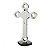 Crucifixo de Mesa com medalha de São Bento  13cm - Imagem 4