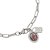 Pulseira Cadeia de Consagração com Medalha de Nossa Senhora de Guadalupe Colorida Inox - Imagem 2