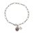 Pulseira Cadeia de Consagração com Medalha de Nossa Senhora de Guadalupe Colorida Inox - Imagem 1