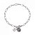 Pulseira Cadeia da Consagração com Medalha de Nossa Senhora Aparecida Colorida Inox - Imagem 1