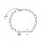 Pulseira Crucifixo Medalha Cruz Vazado em Inox - Imagem 1