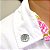 Broche Medalha das duas Cruzes - Cor Prata  Velha - Imagem 2