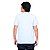Camiseta Medalha de São Bento DV12094 Detalhes Azul - Imagem 2