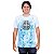 Camiseta Medalha de São Bento DV12094 Detalhes Azul - Imagem 1