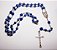 Terço de Nossa Senhora Aparecida Pérola Azul 4mm - Imagem 1