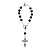 Dezena para Carro de Nossa Senhora Aparecida e Cristóvão Com Fecho Mesclada 8mm - Imagem 1