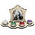 Coroa do Advento MDF com Velas Rechô - Imagem 1