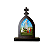 Mini Capela de Nossa Senhora de Fátima em MDF 7cm - Imagem 1