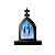Mini Capela de Nossa Senhora das Graças em MDF 7cm - Imagem 1