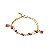 Pulseira Dezena Sagrado Coração de Jesus Rose 4mm - Imagem 1