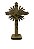 Crucifixo de Mesa em MDF Resplendor 15cm - Imagem 1