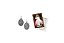 Medalha de Jesus Misericordioso Onix Metal com Folheto - Imagem 1