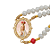 Terço Cristal Luxo Nossa Senhora de Fátima com Saquinho - Imagem 2