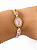 Pulseira de São Judas Tadeu Rosa Trançada - Imagem 1