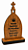 Mini Capela de Nossa Senhora do Perpétuo Socorro em MDF 10cm - Imagem 2