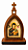Mini Capela de Nossa Senhora do Perpétuo Socorro em MDF 10cm - Imagem 1