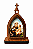 Mini Capela de Santo Antônio em MDF 10cm - Imagem 1