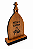 Mini Capela de São Padre Pio em MDF 10cm - Imagem 2